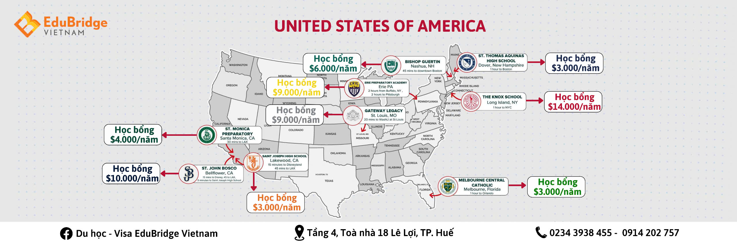 DU HỌC MỸ -  USA PRIVATE SCHOOLS